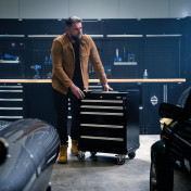 BUNKER® 25 Piece Modular Storage Combo with Hardwood Worktop, 4915mm