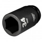 Draper Hi-TORQ® Deep Impact Socket, 3/4 Sq. Dr., 34mm