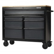 BUNKER 7 Drawer Workbench Roller Tool Cabinet, 41, Grey