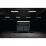 BUNKER® 7 Drawer Workbench Roller Tool Cabinet, 41, Grey