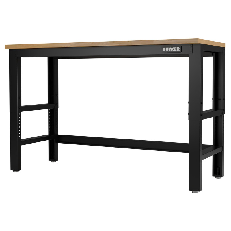 BUNKER Workbench with Hardwood Worktop, 1550mm