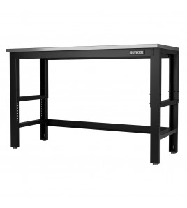 BUNKER Workbench with Stainless Steel Worktop, 1550mm