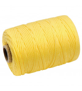 Polypropylene Brick Line, 100m, Yellow
