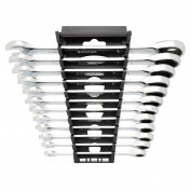 Draper HI-TORQ® Metric Ratchet Combination Spanner Set (12 Piece)