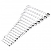 Draper HI-TORQ® Metric Ratchet Combination Spanner Set (17 Piece)