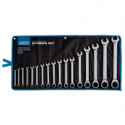 Draper HI-TORQ® Metric Ratchet Combination Spanner Set (17 Piece)