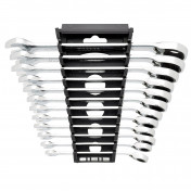 Draper HI-TORQ® Metric Reversible Ratchet Combination Spanner Set (12 Piece)