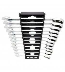 Draper HI-TORQ® Metric Reversible Ratchet Combination Spanner Set (12 Piece)