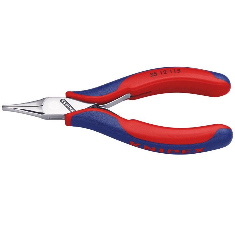 KNIPEX 35 12 115 Electronics Pliers with Box Joint with Multi-Component Grips, 115mm