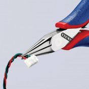 KNIPEX 35 22 115 Electronics Pliers with Box Joint with Multi-Component Grips, 115mm