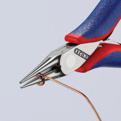 KNIPEX 35 32 115 Electronics Pliers with Box Joint with Multi-Component Grips, 115mm
