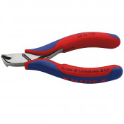 KNIPEX 64 32 120 Electronics End Cutting Nipper with Multi-Component Grips, 120mm