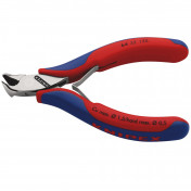 KNIPEX 64 32 120 Electronics End Cutting Nipper with Multi-Component Grips, 120mm