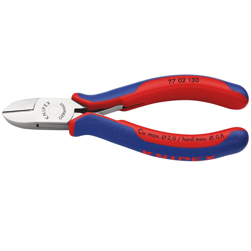 KNIPEX 77 02 130 SB Electronics Diagonal Cutter, 130mm