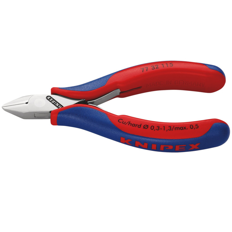 KNIPEX 77 32 115 Flush Electronics Diagonal Cutters, 115mm