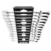 Draper HI-TORQ® Metric Flexible Head Ratchet Combination Spanner Set (12 Piece)