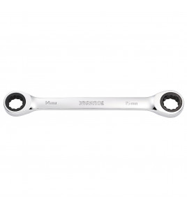 Draper HI-TORQ® Metric Double Ratchet Ring Spanner, 14 x 15mm