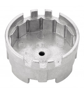 Oil Filter Wrench, 3/8 Sq. Dr., 70mm/14 Flutes