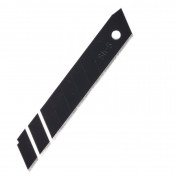 Snap-Off Segment Knife Blades, 18mm, Black (Pack of 10)