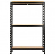 BUNKER® 14 Piece Modular 3 Tier Racking with Hardwood Shelving, 1500mm