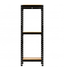 BUNKER® 14 Piece Modular 3 Tier Racking with Hardwood Shelving, 750mm
