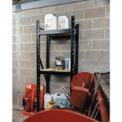 BUNKER® 14 Piece Modular 3 Tier Racking with Hardwood Shelving, 750mm