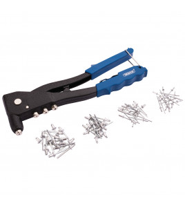 Hand Riveter Kit for Aluminium Rivets, 1 x Case
