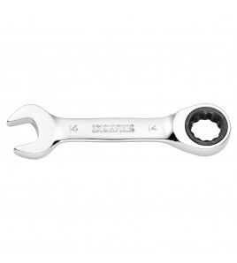 Draper HI-TORQ® Metric Stubby Ratchet Combination Spanner, 14mm