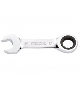 Draper HI-TORQ® Metric Stubby Ratchet Combination Spanner, 17mm