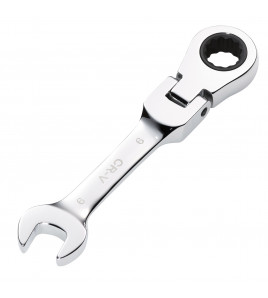 Draper HI-TORQ® Metric Stubby Flexible Head Ratchet Combination Spanner, 9mm