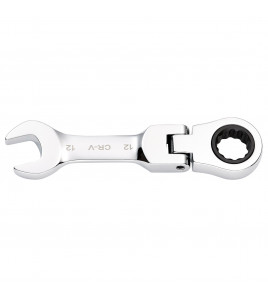 Draper HI-TORQ® Metric Stubby Flexible Head Ratchet Combination Spanner, 12mm