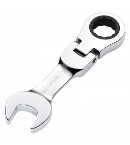 Draper HI-TORQ® Metric Stubby Flexible Head Ratchet Combination Spanner, 16mm