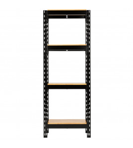 BUNKER® 21 Piece Modular 4 Tier Racking with Hardwood Shelving, 750mm