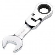 Draper HI-TORQ® Metric Stubby Flexible Head Ratchet Combination Spanner, 18mm