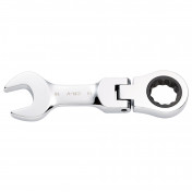 Draper HI-TORQ® Metric Stubby Flexible Head Ratchet Combination Spanner, 18mm