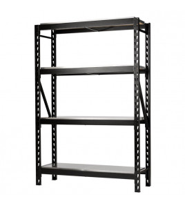 BUNKER 18 Piece Modular 4 Tier Racking with Stainless Steel Shelving, 1500mm