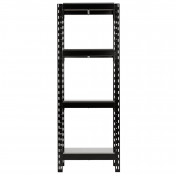 BUNKER® 21 Piece Modular 4 Tier Racking with Stainless Steel Shelving, 750mm