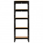 BUNKER® 22 Piece Modular 5 Tier Racking with Hardwood Shelving, 750mm