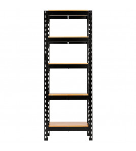BUNKER® 22 Piece Modular 5 Tier Racking with Hardwood Shelving, 750mm