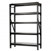BUNKER 22 Piece Modular 5 Tier Racking with Stainless Steel Shelving, 1500mm