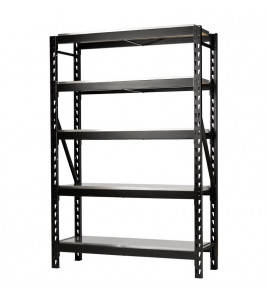 BUNKER 22 Piece Modular 5 Tier Racking with Stainless Steel Shelving, 1500mm