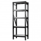 BUNKER® 22 Piece Modular 5 Tier Racking with Stainless Steel Shelving, 750mm