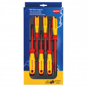 KNIPEX 00 20 12 V02 VDE Insulated Slotted/Phillips® Screwdriver Set