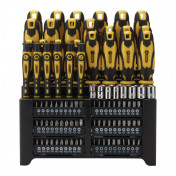 Screwdriver and Bit Set, Yellow (103 Piece)