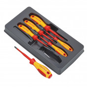 KNIPEX 00 20 12 V03 VDE Insulated Phillips®/Pozidriv® Screwdriver Set