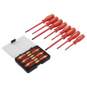 VDE Approved Fully Insulated Screwdriver and Precision Screwdriver Set (14 Piece)