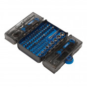 Ratchet and Screwdriver Bit Set (78 Piece)