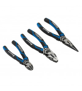 Draper Expert High Leverage Plier Set, Blue (3 Piece)