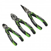 Draper Expert High Leverage Plier Set, Green (3 Piece)