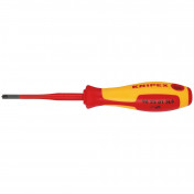 KNIPEX 98 25 01 SLS VDE Insulated Plus/Minus Pozidriv® Screwdriver, PZ/S1 x 80mm